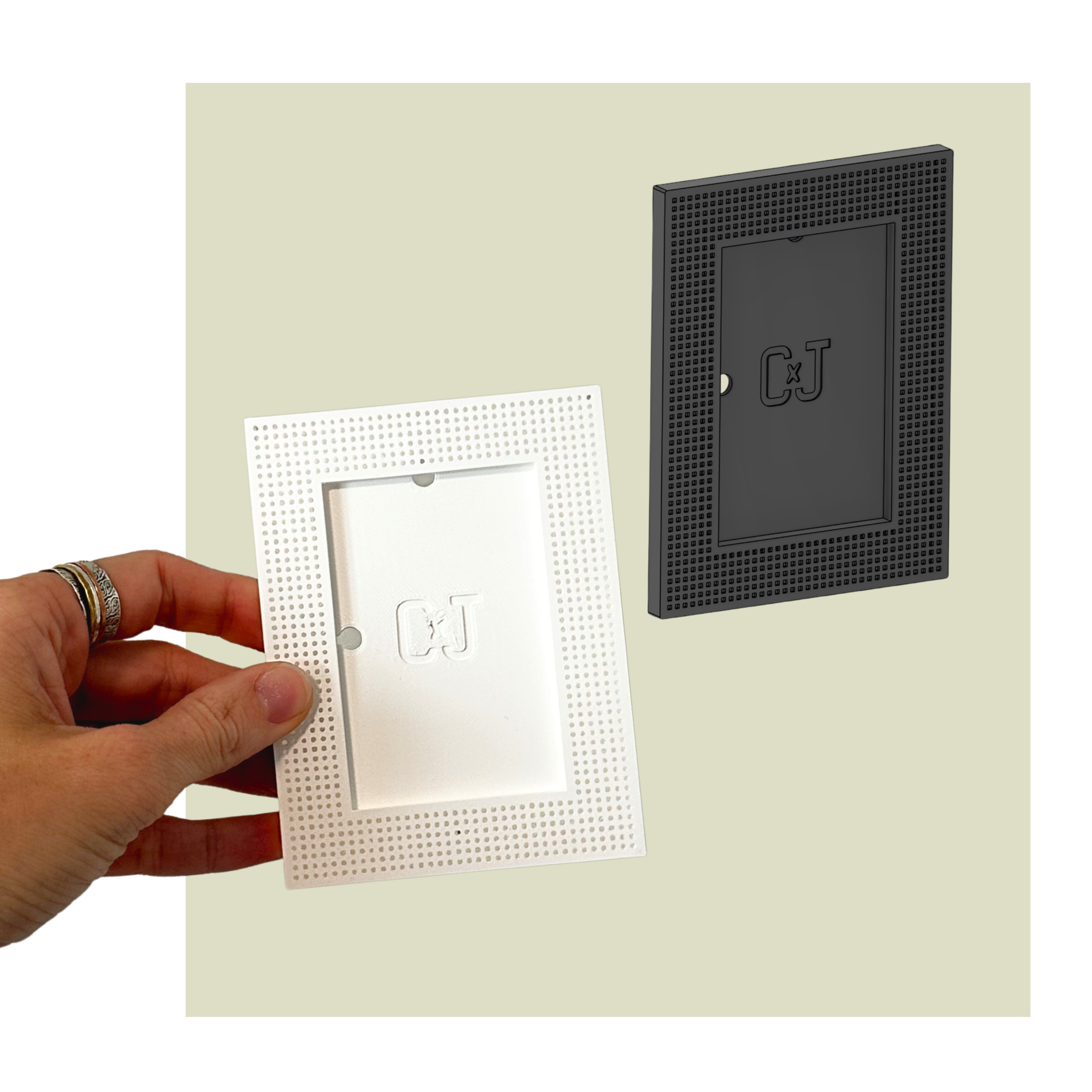 Stitchable Mini Frame - 3D Print Download - Personal Use