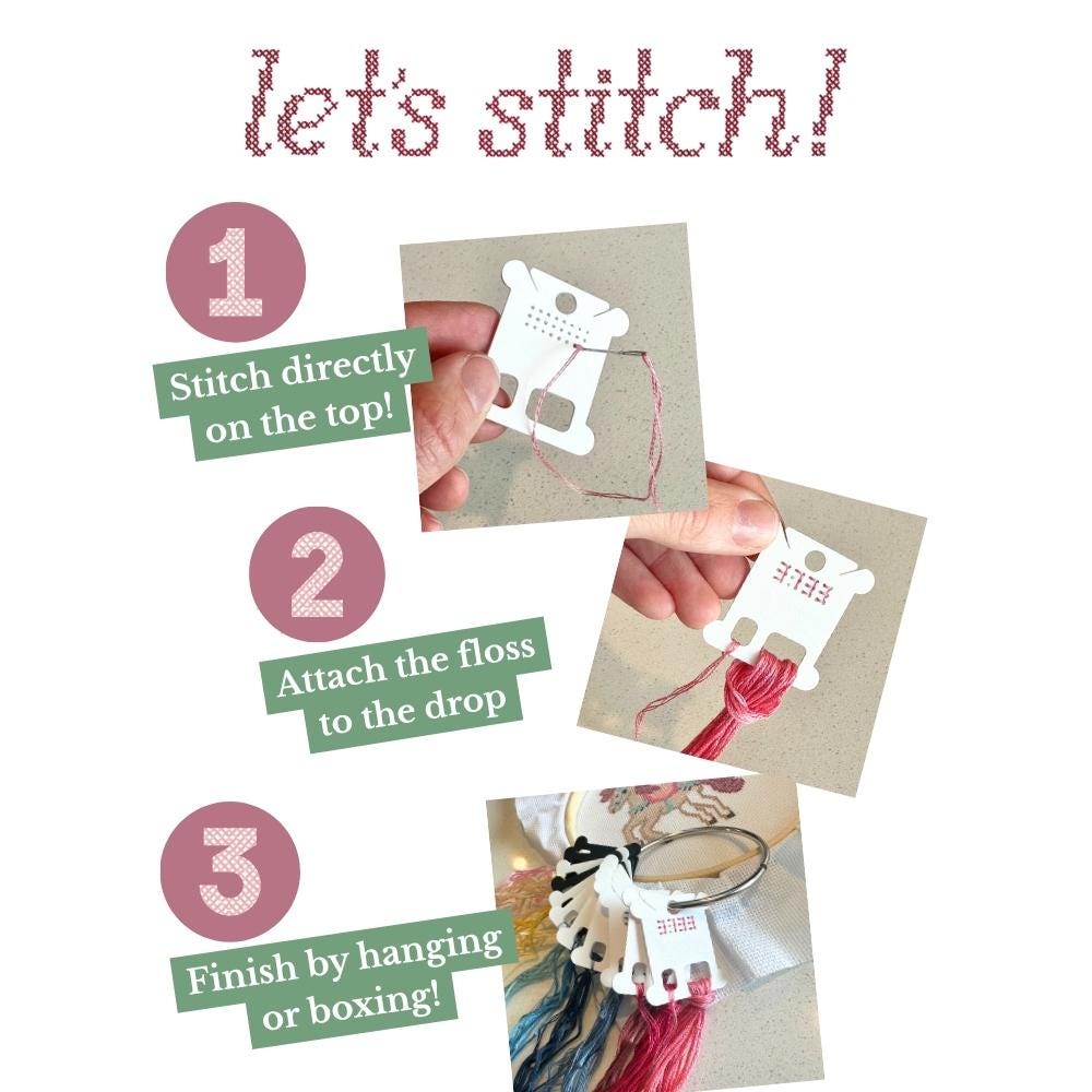 Stitchable Embroidery Floss Drop – STL File Instant Download – 3D Print Thread Organizer
