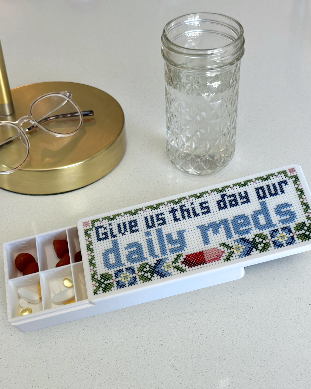 Stitchable Pill Box- STL Download - Personal Use