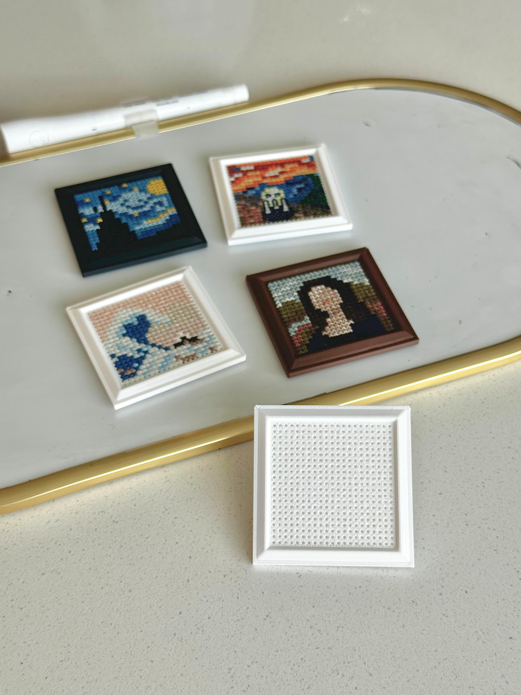 Tiny Works of Art - Cross Stitch Patterns - Digital Download