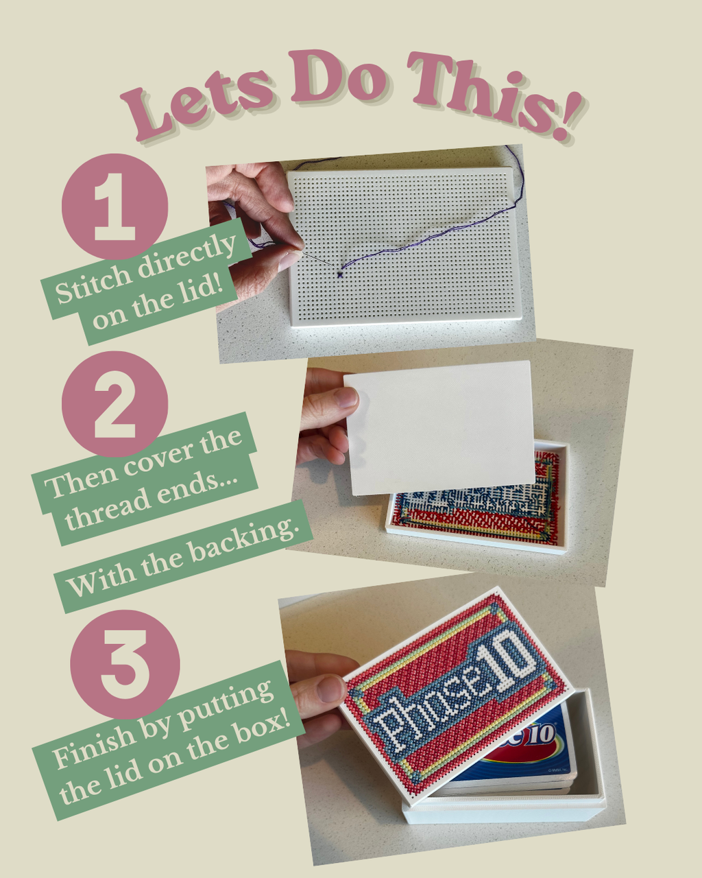 Stitchable Box - Card Deck Box