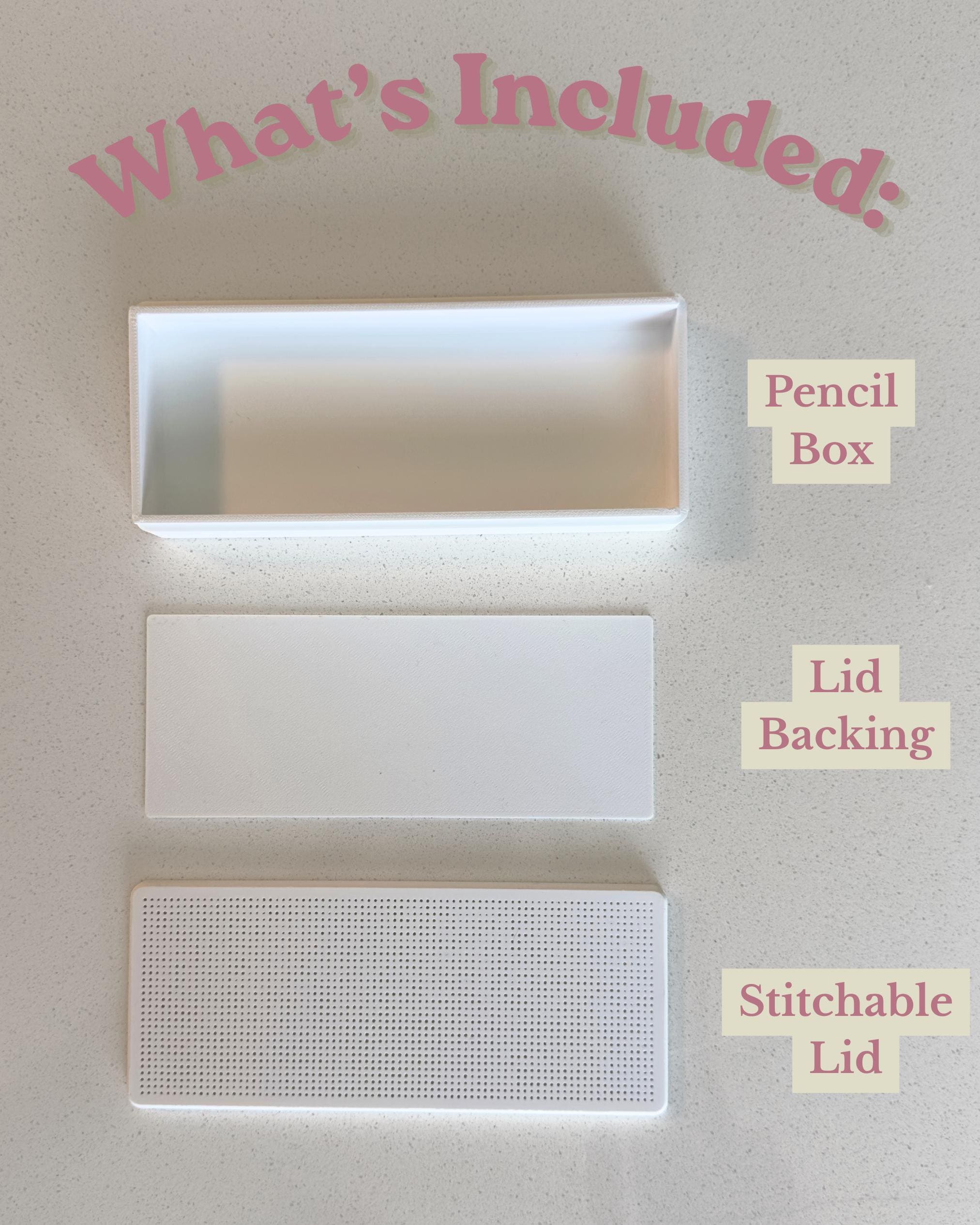 Stitchable Pencil Box - Writing Utensil Holder