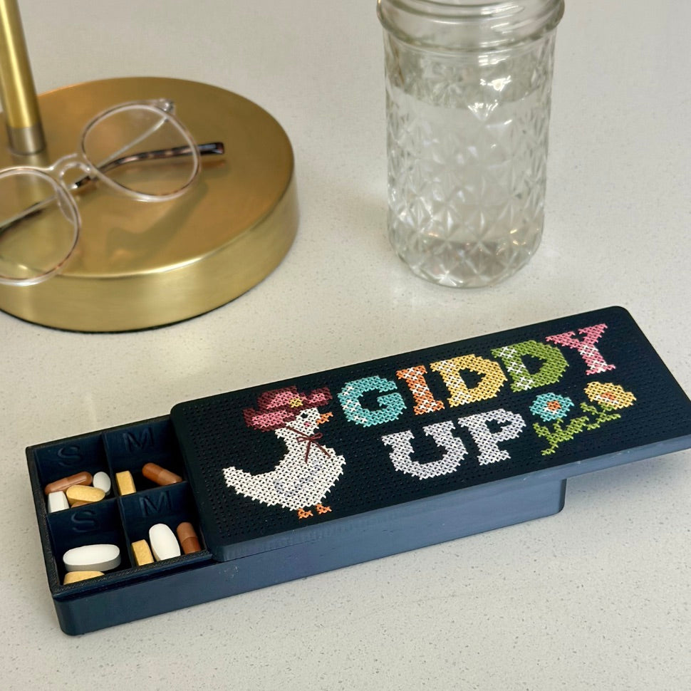 Stitchable Pill Box - Medicine Organizer