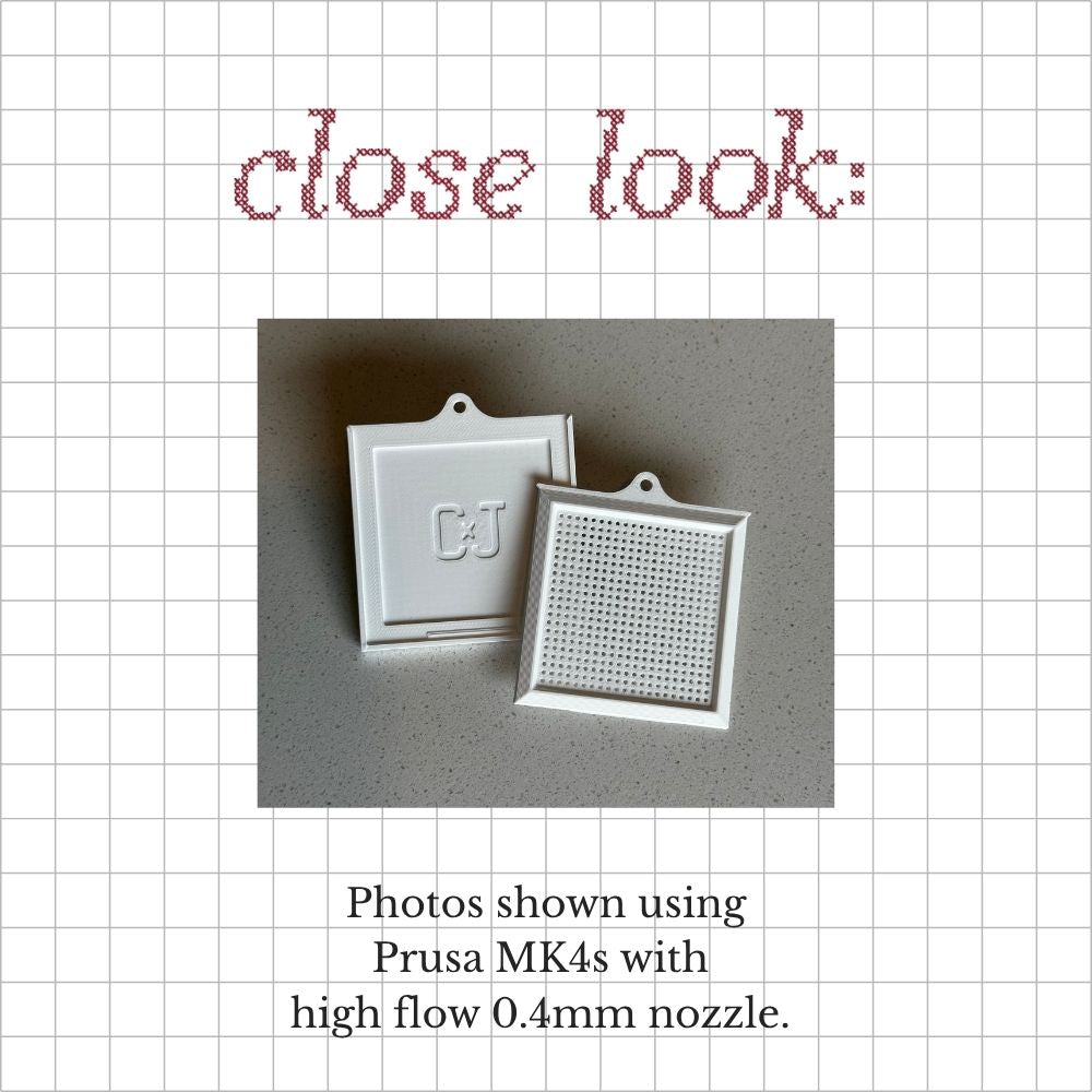 Stitchable Keychain STL File - Commercial Use