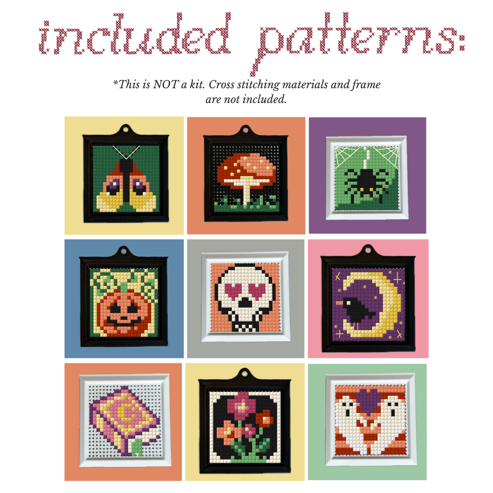 Tiny Halloween - Cross Stitch Patterns - Digital Download
