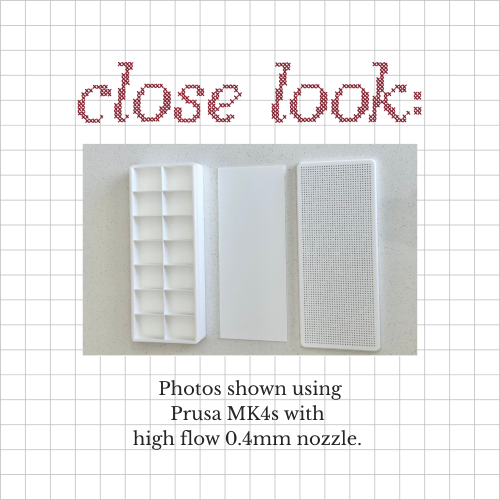 Stitchable Pill Organizer STL File – Commercial Use