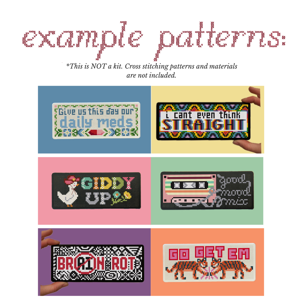 Stitchable Pencil Box – 3D Printed Cross Stitch Writing Utensil Holder
