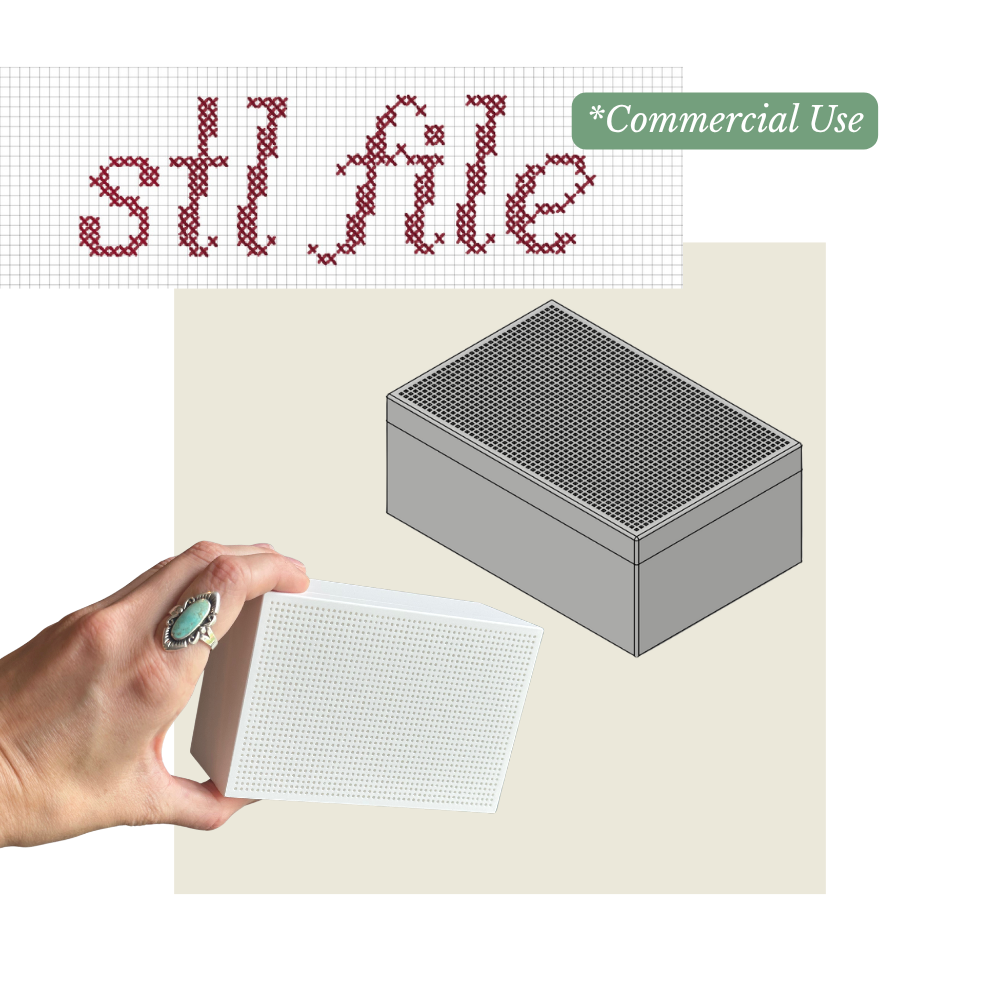 Stitchable Game Deck Box STL File – Commercial Use License