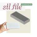 Stitchable Pencil Box STL File – Commercial Use