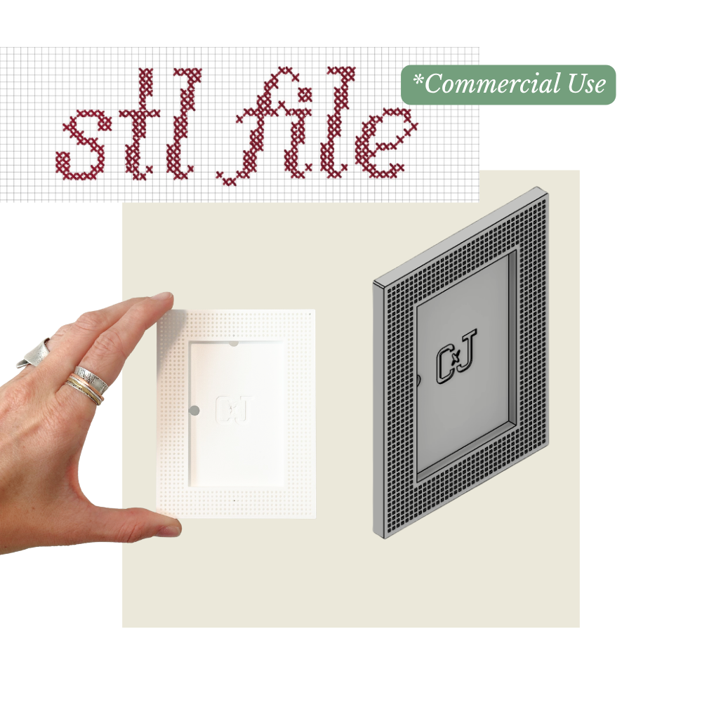 Stitchable Mini Frame – STL File Download - Commercial Use