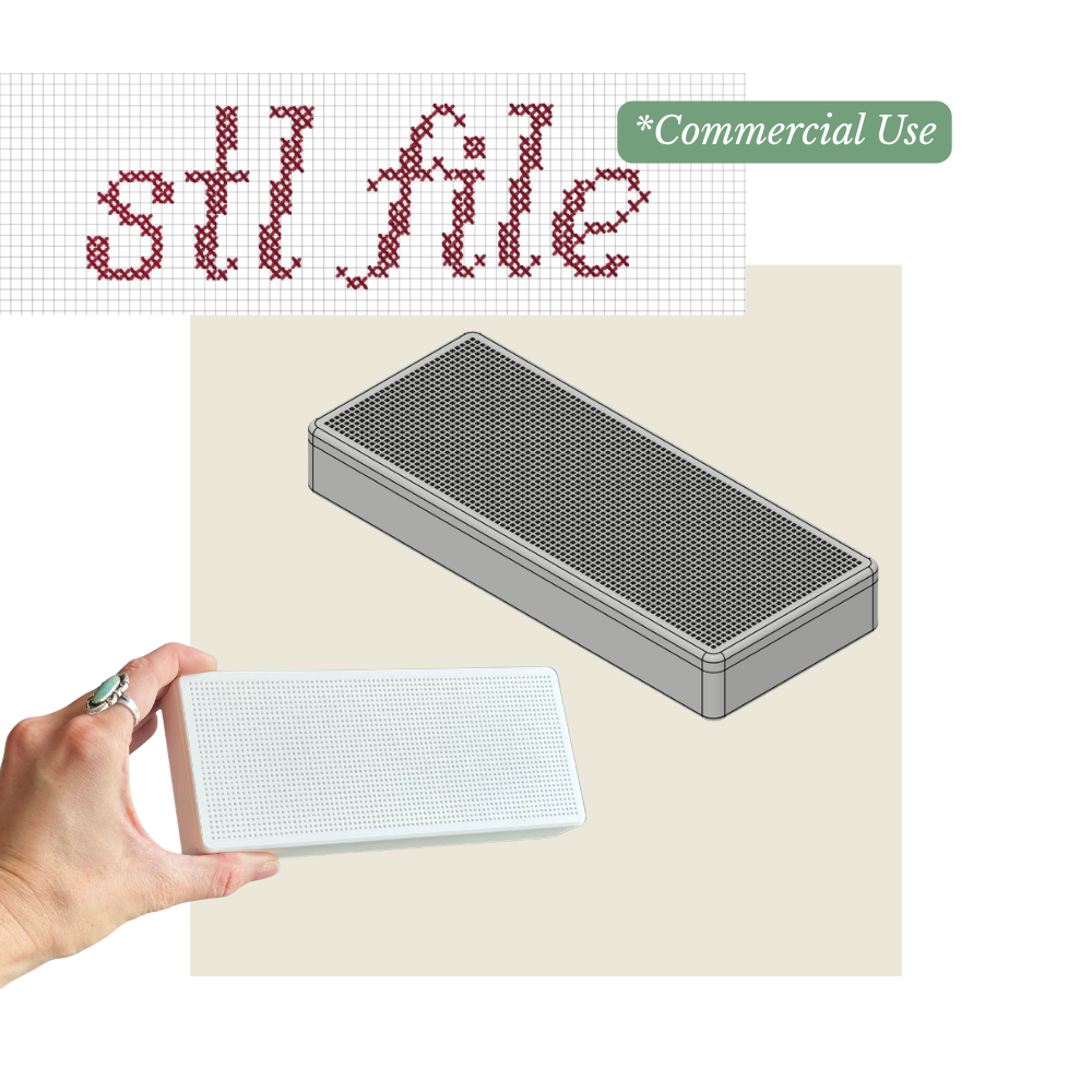 Stitchable Pill Organizer STL File – Commercial Use