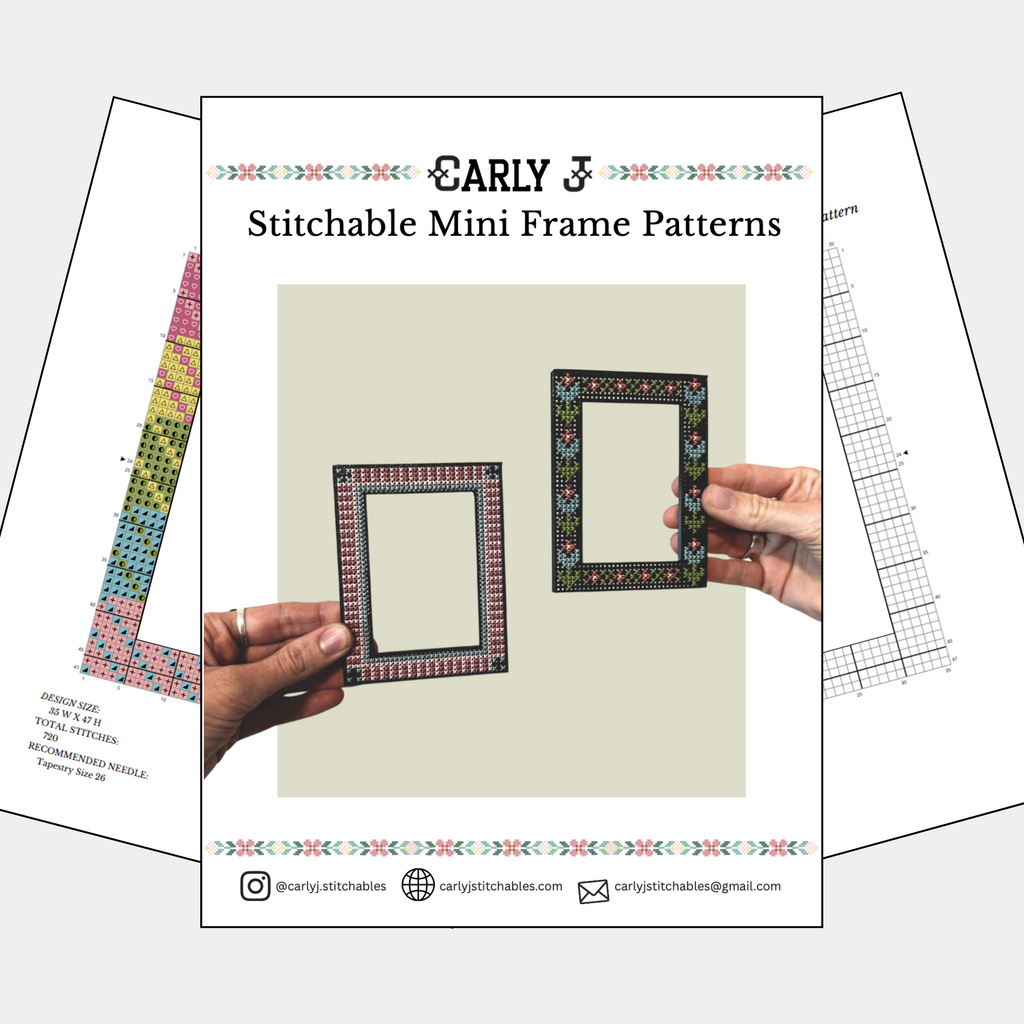 Patterns for Stitchable Mini Frame - Digital Download
