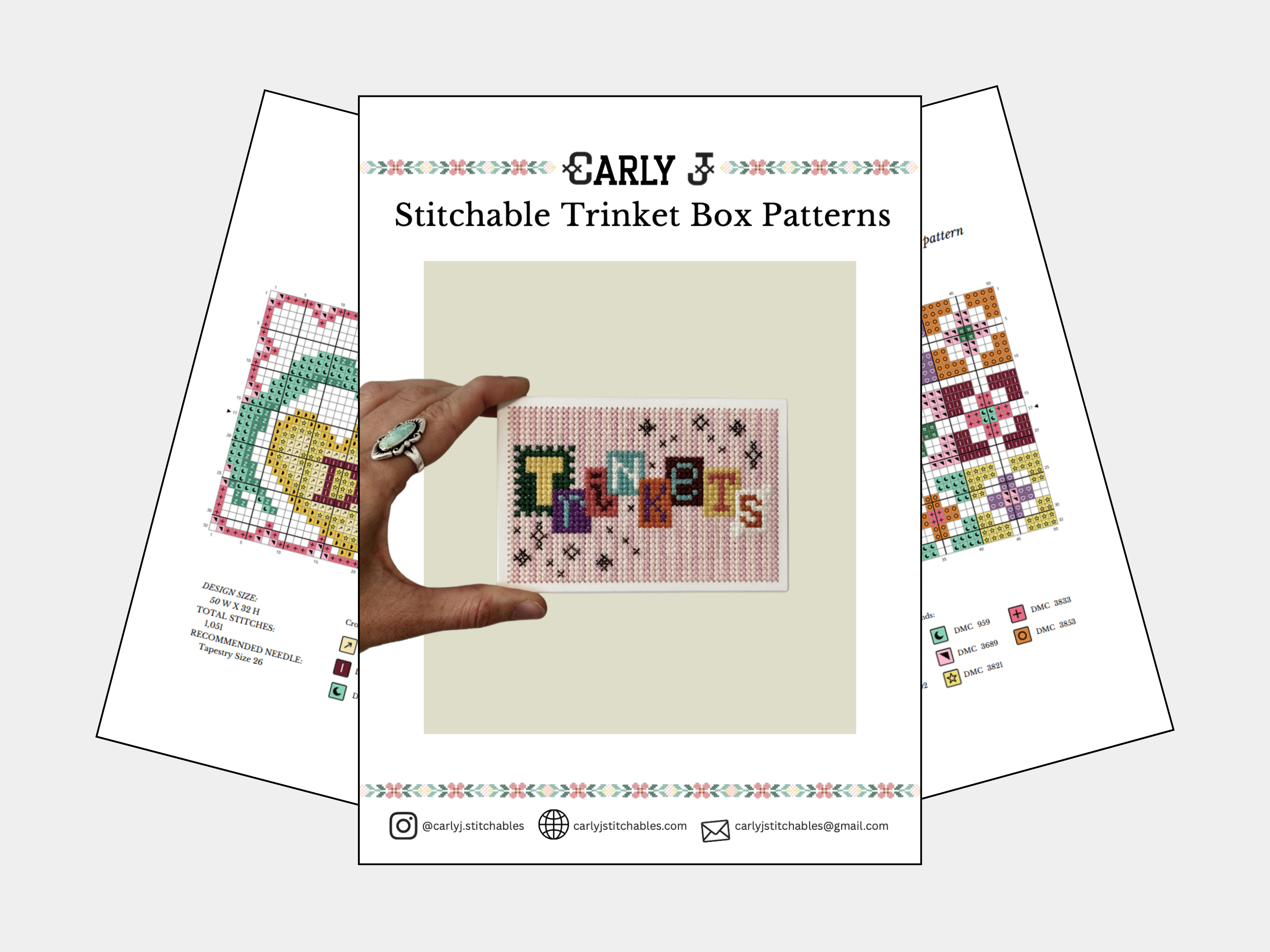Patterns for Stitchable Box - Digital Download