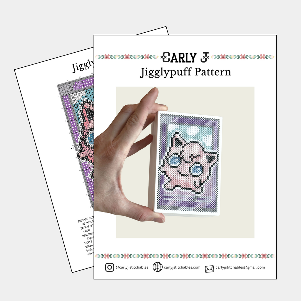 Jigglypuff - Cross Stitch Pattern - Digital Download