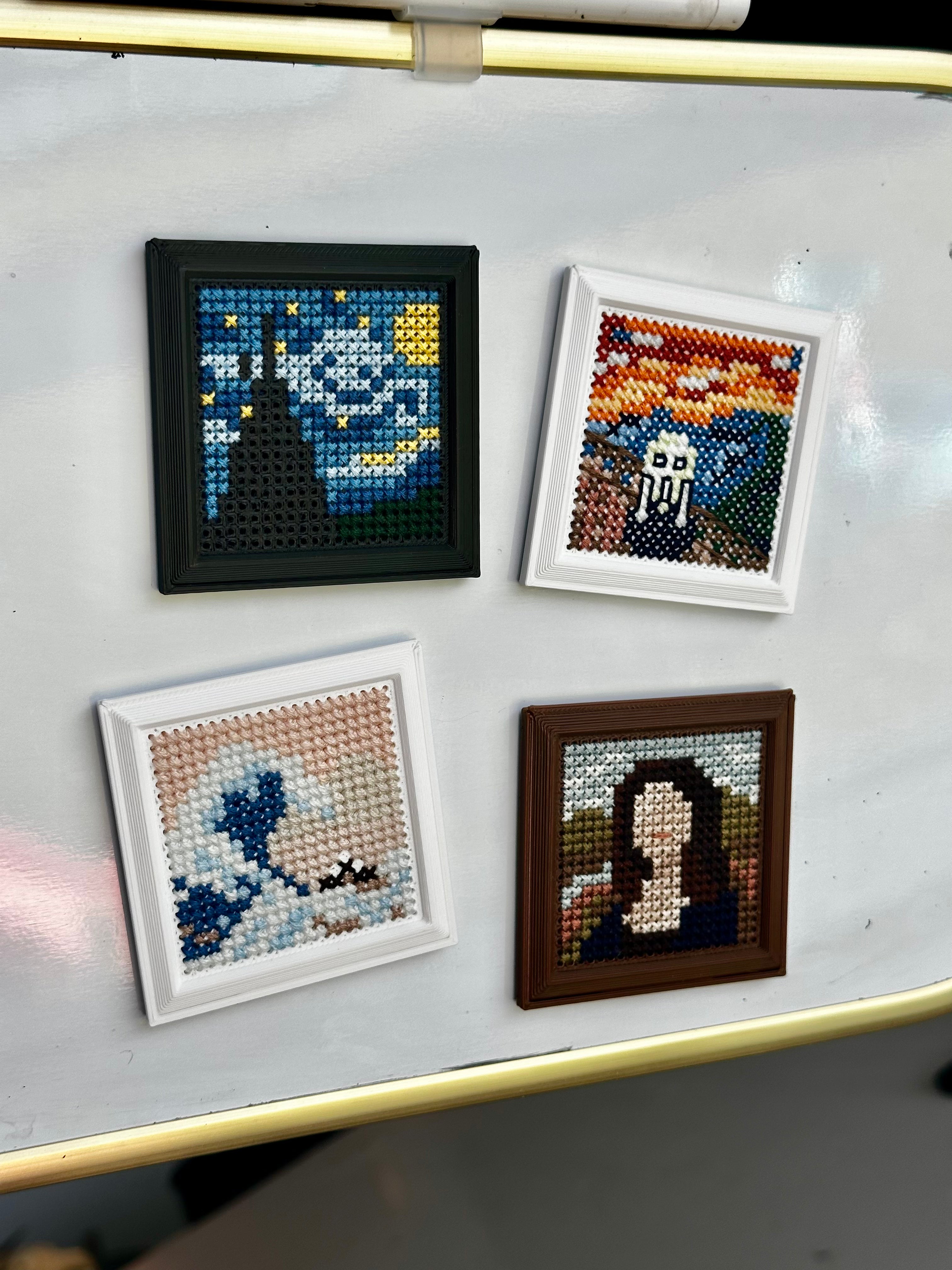 Stitchable Magnet - Tiny Frame - Cross Stitch