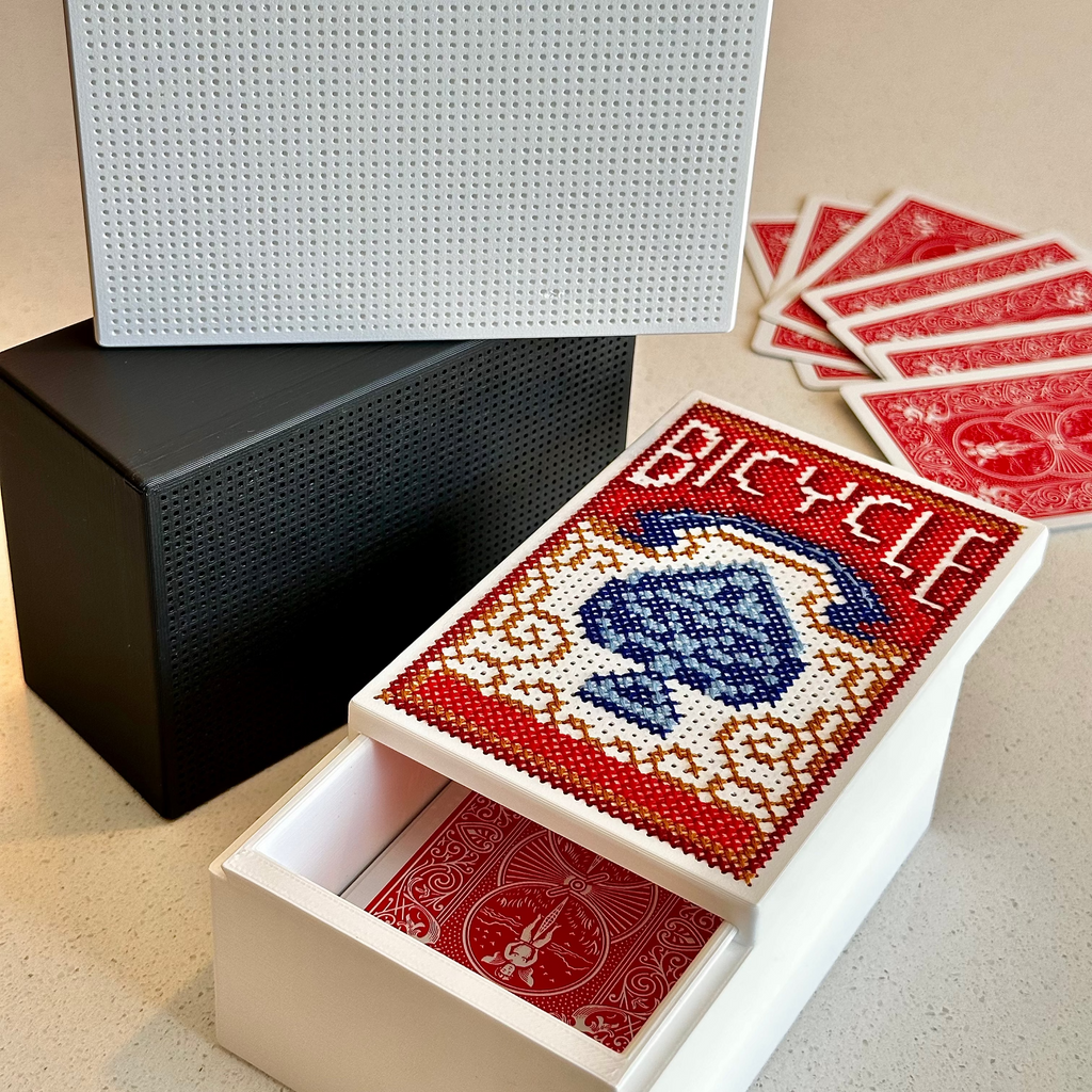 Stitchable Card Deck Travel Box - Cross Stitch
