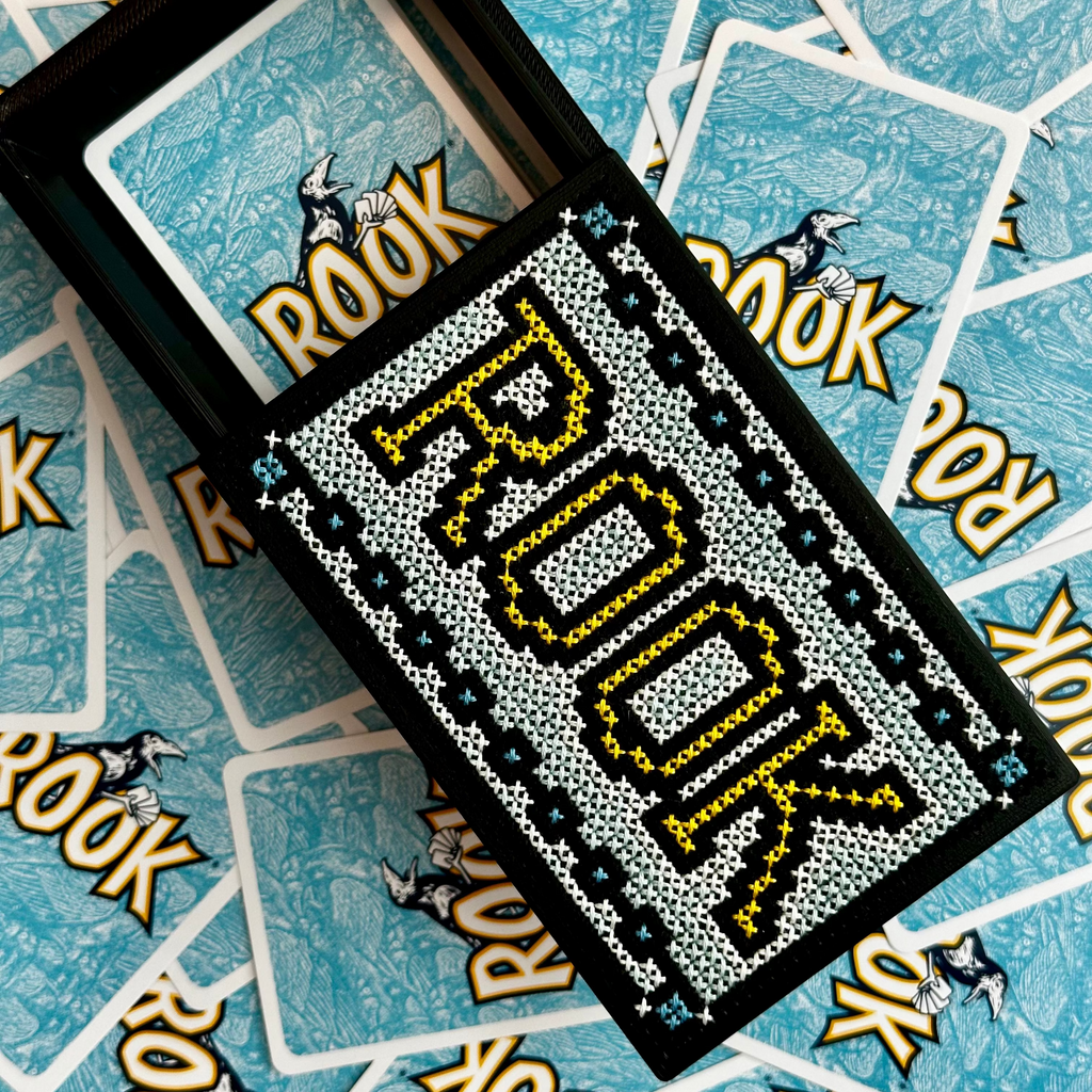 Cross Stitch Kit- Stitchable Card Box- Rook