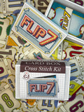 Cross Stitch Kit- Stitchable Card Box- Flip 7