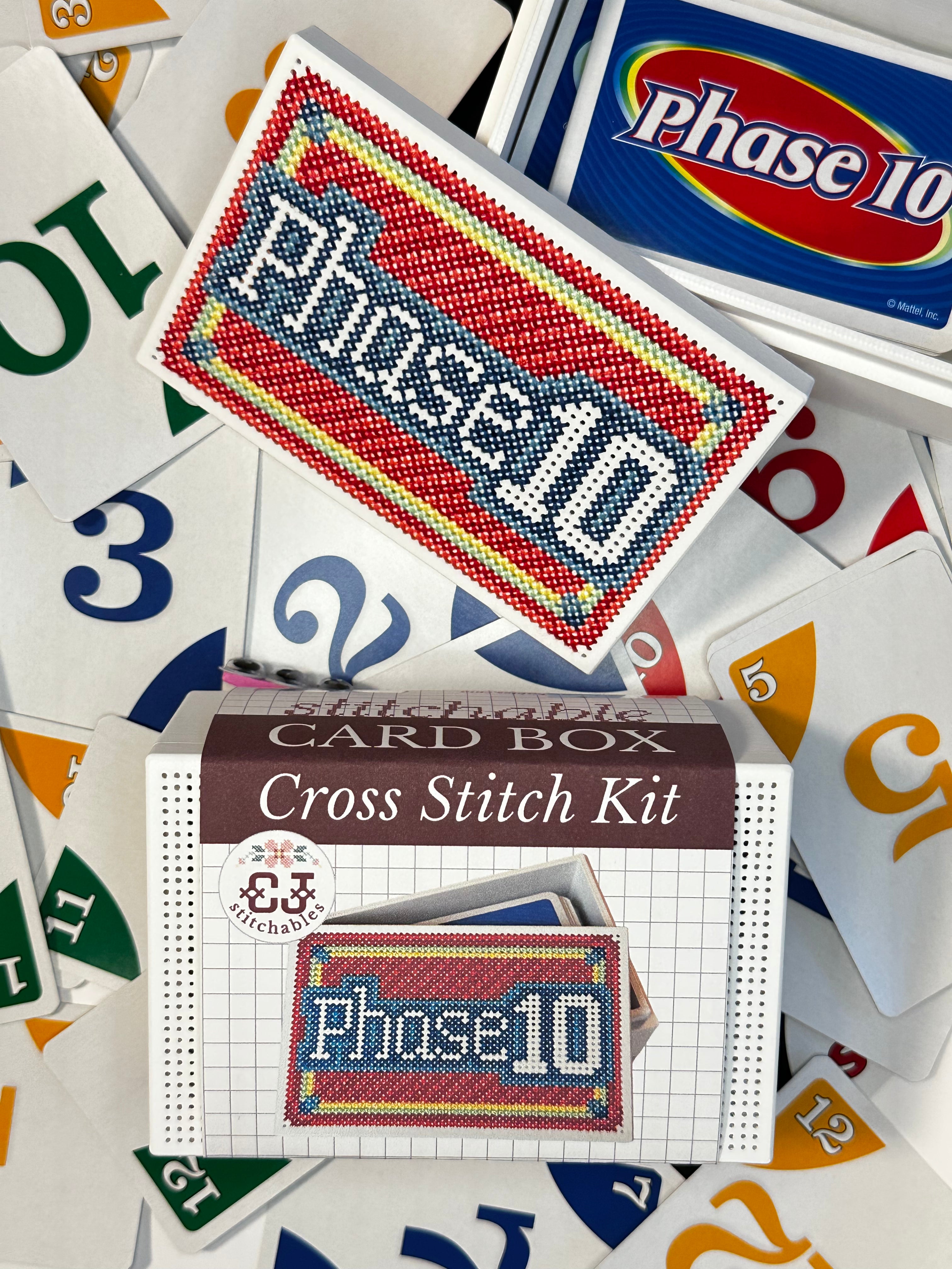 Cross Stitch Kit- Stitchable Card Box- Phase 10