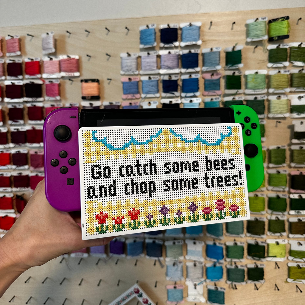 Stitchable Switch Dock Cover - Cross Stitch Patterns - Digital Download