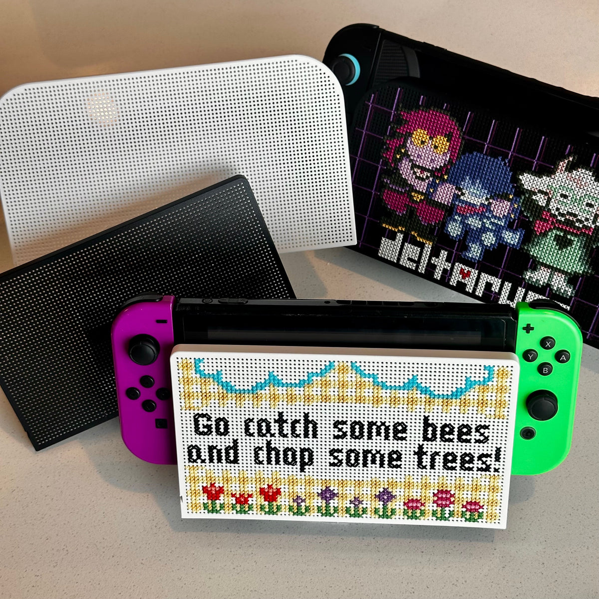 Stitchable Switch Dock Cover - STL Download - Personal Use