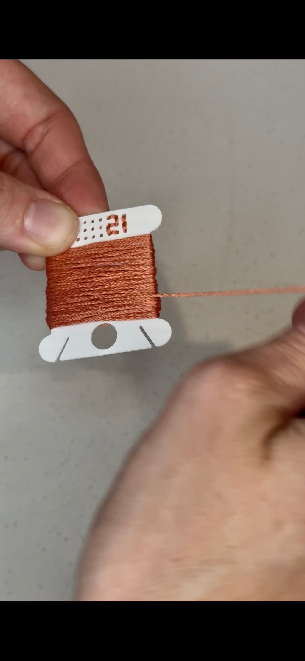 Stitchable Bobbin - Embroidery Floss Bobbin - Digital Download