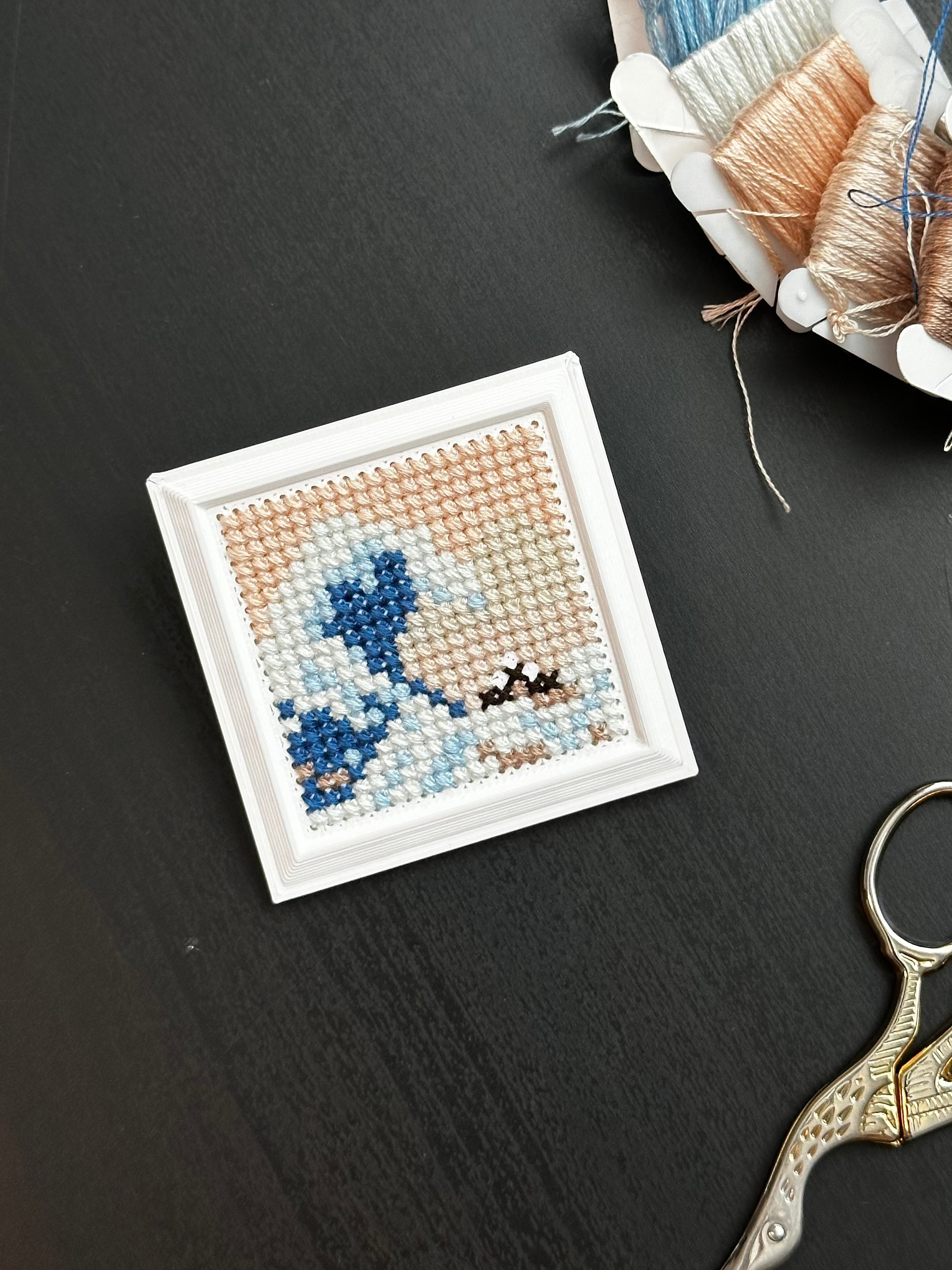 Tiny Great Wave - Cross Stitch Pattern - Digital Download