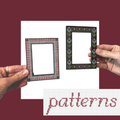 Patterns for Stitchable Mini Frame - Digital Download