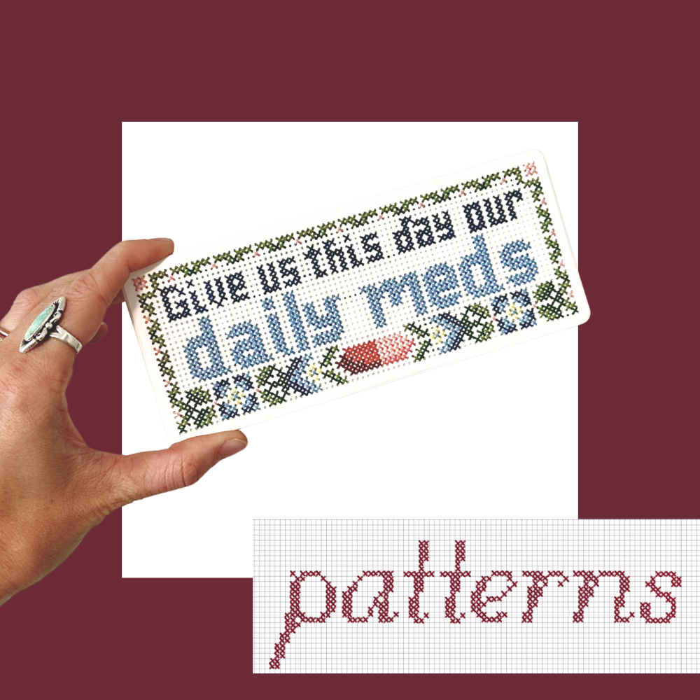 Patterns for Stitchable Pill Box or Pencil Box - Digital Download