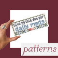 Patterns for Stitchable Pill Box or Pencil Box - Digital Download