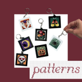 Tiny Halloween - Cross Stitch Patterns - Digital Download