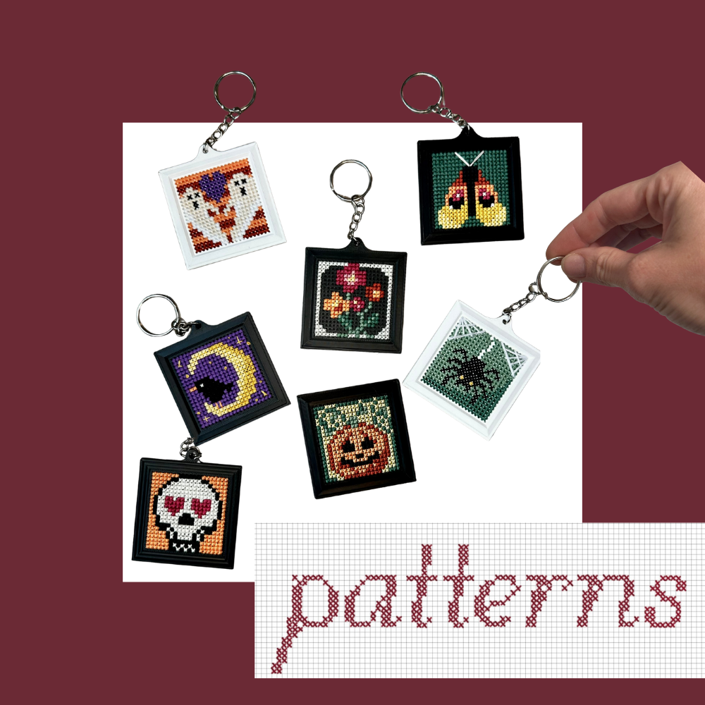 Tiny Halloween - Cross Stitch Patterns - Digital Download