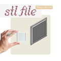 Stitchable Magnet - STL Download - Craft Club Use