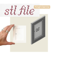Stitchable Mini Frame- STL Download - Craft Club Use