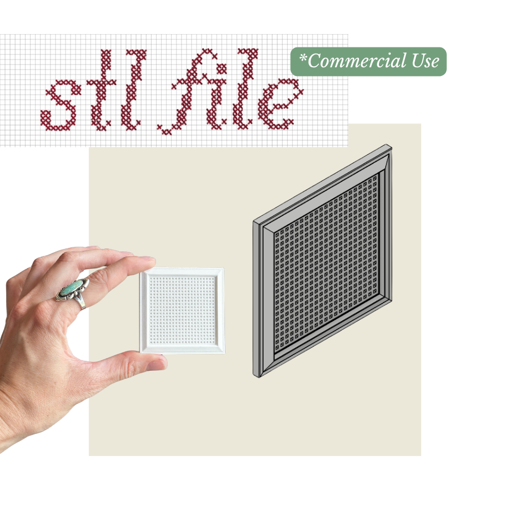 Stitchable Magnet STL File – Commercial Use License
