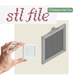 Stitchable Keychain STL File - Commercial Use