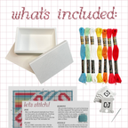 Cross Stitch Kit- Stitchable Card Box- Skip-Bo