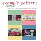 Stitchable Switch Dock Cover - Cross Stitch Blank