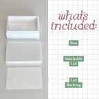 Stitchable Trinket Box – Cross Stitch Blank