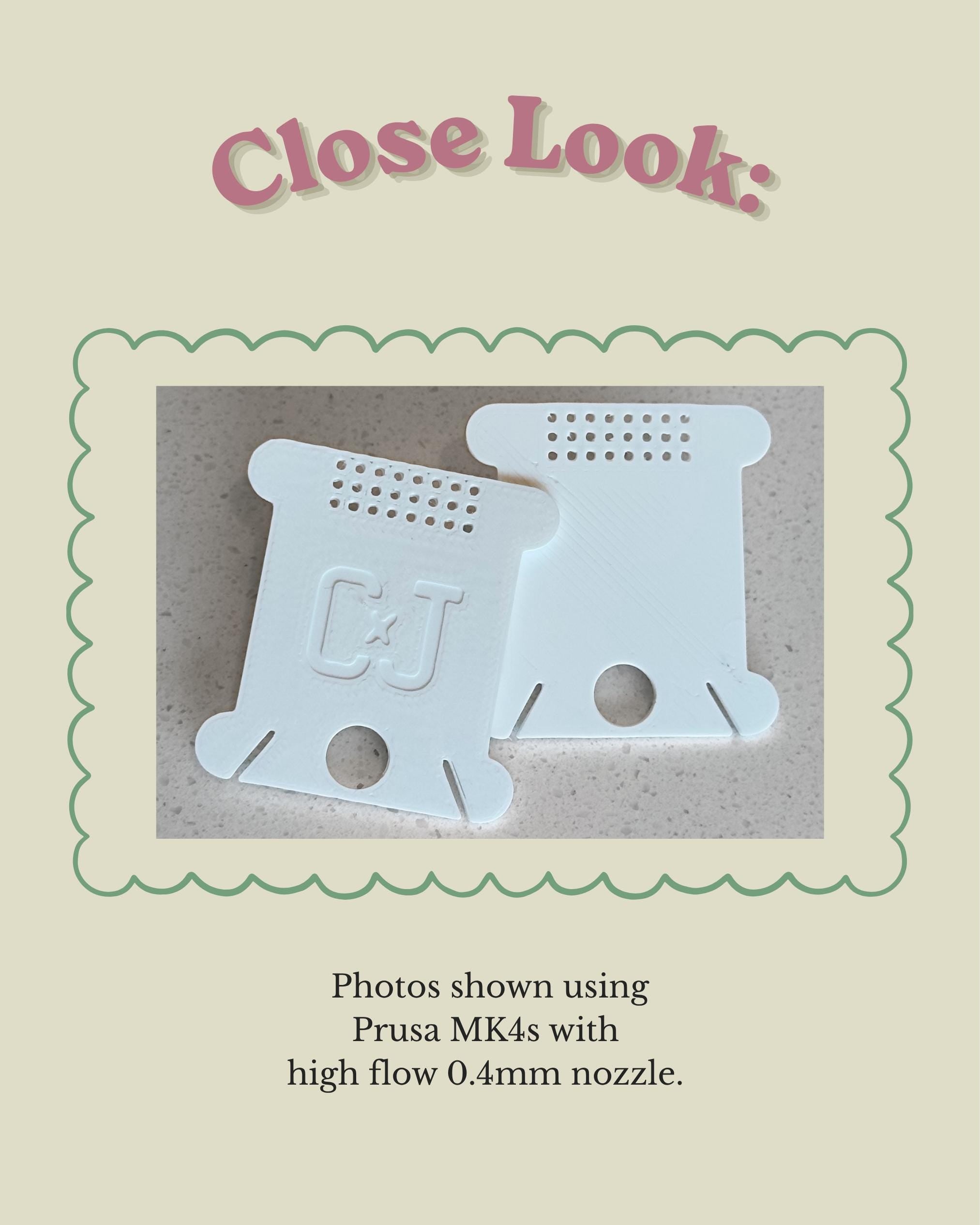 Stitchable Bobbin - Embroidery Floss Bobbin - Digital Download
