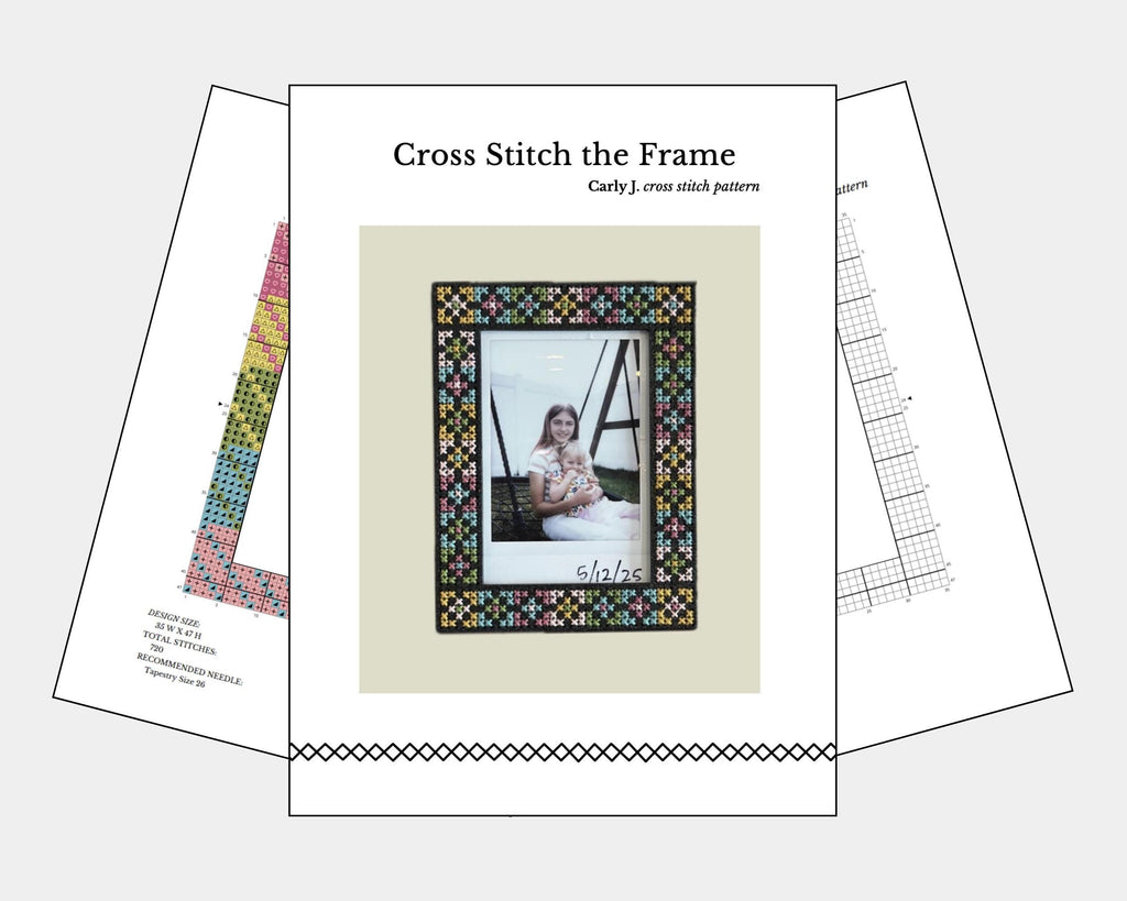 Patterns for Stitchable Mini Frame - Digital Download