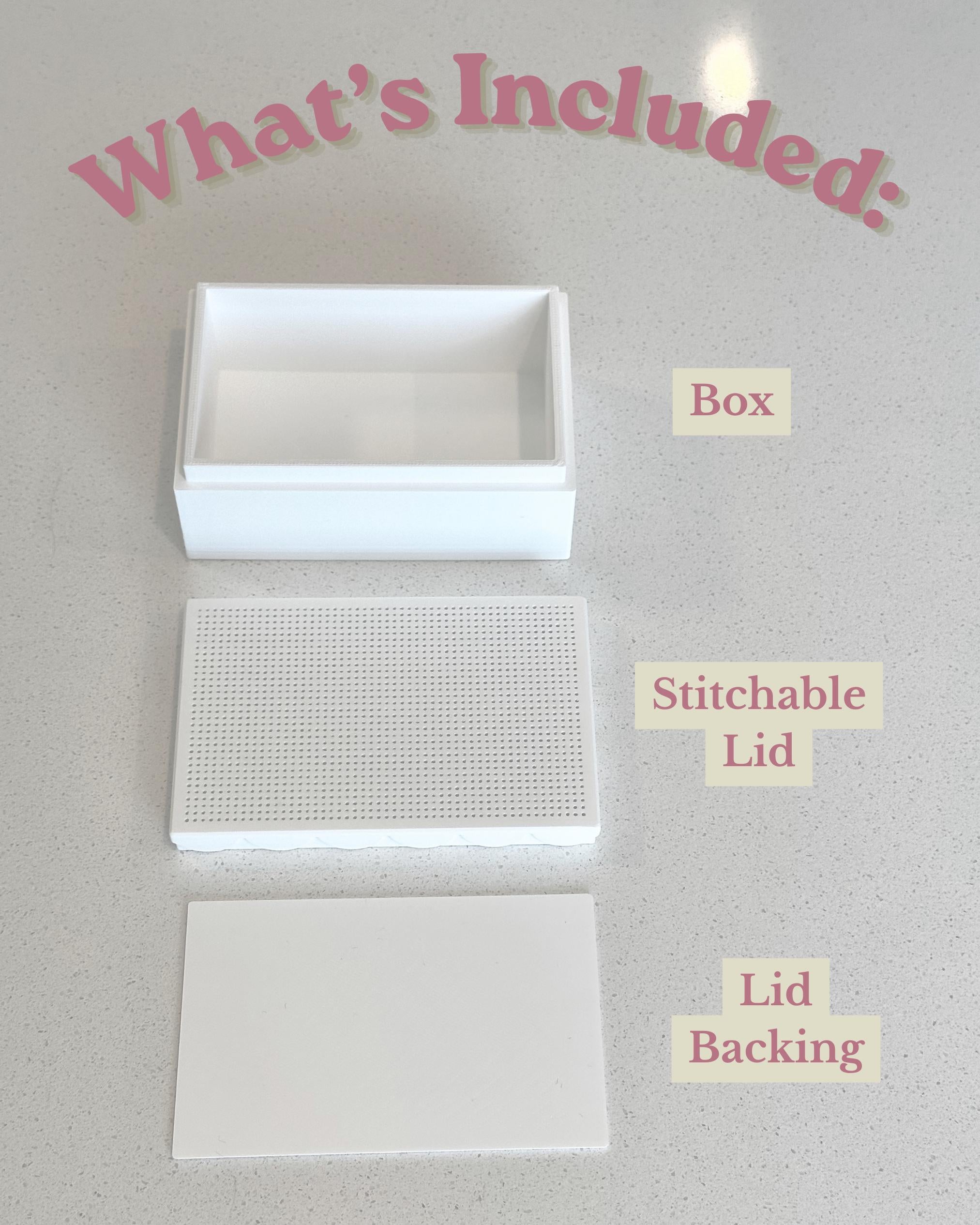 Stitchable Box - Trinket Box
