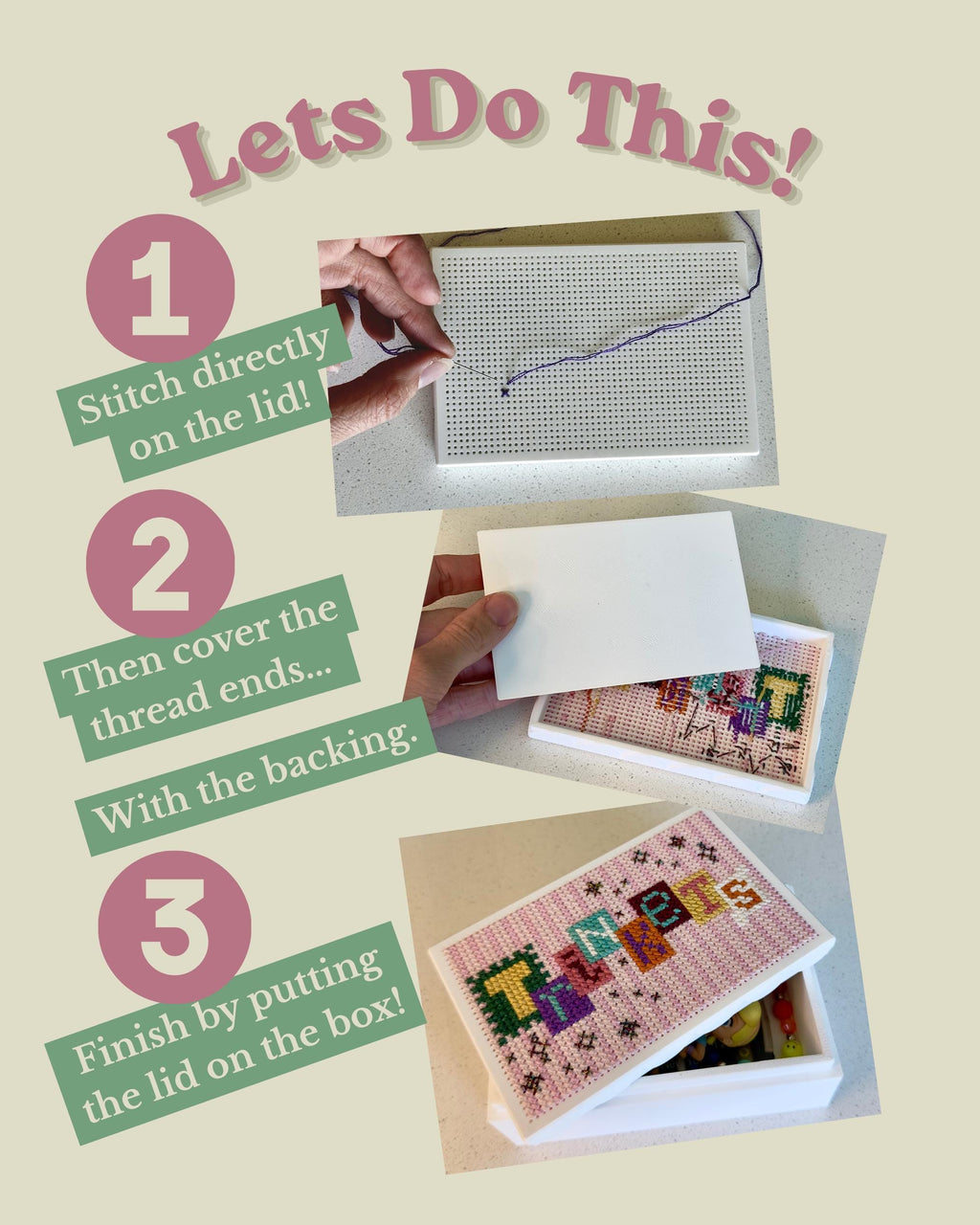 Stitchable Box - Trinket Box
