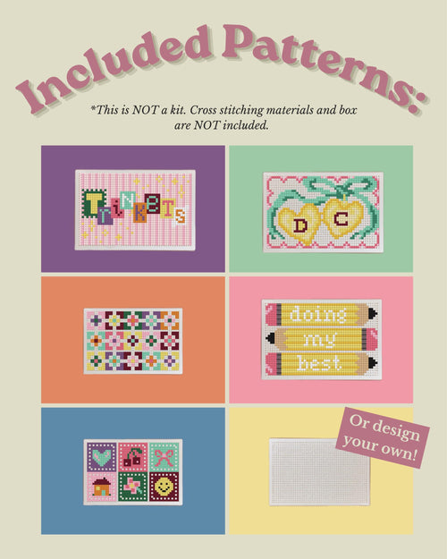 Patterns for Stitchable Box - Digital Download