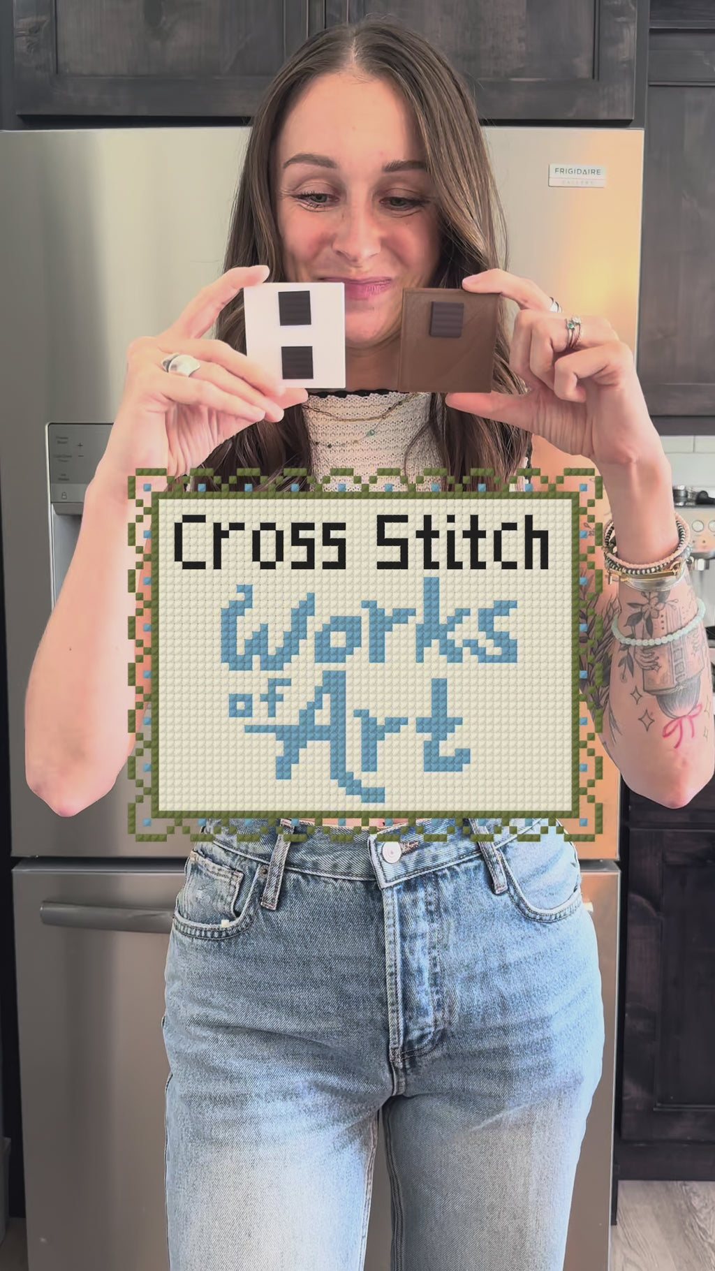 Stitchable Magnet – Cross Stitch Blank