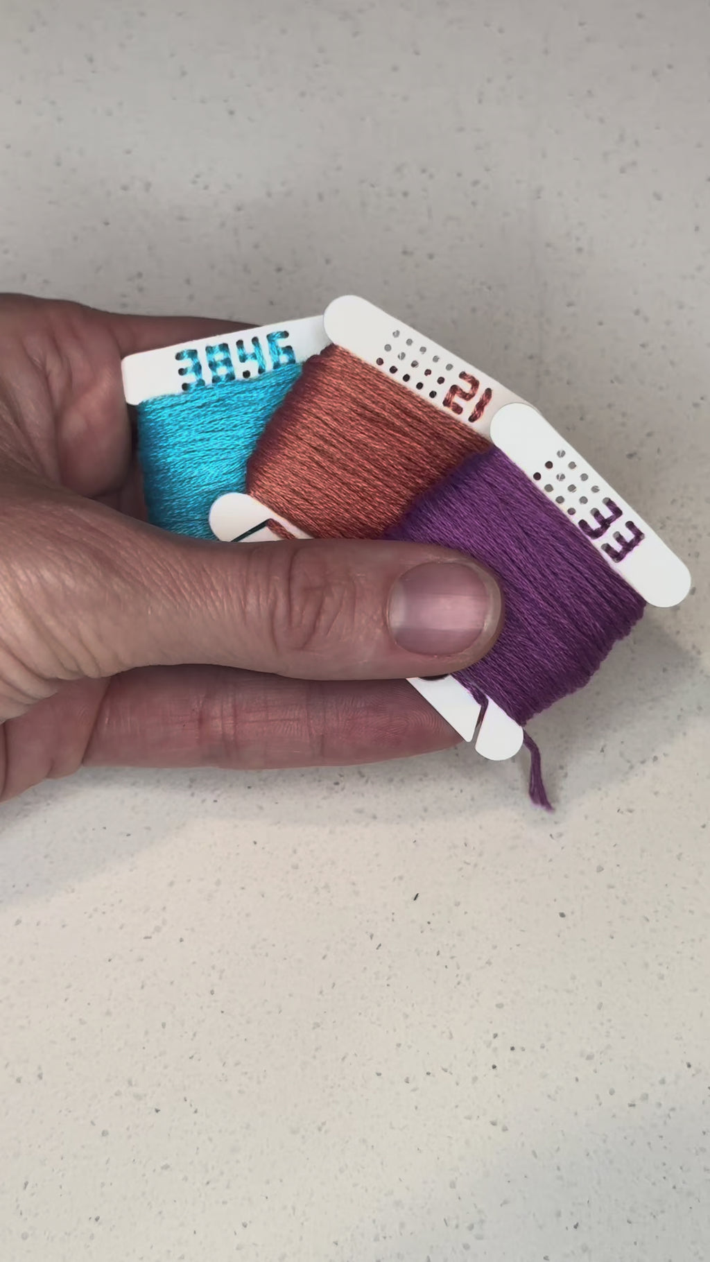 Stitchable Bobbin - Embroidery Floss Bobbin - Thread Organization