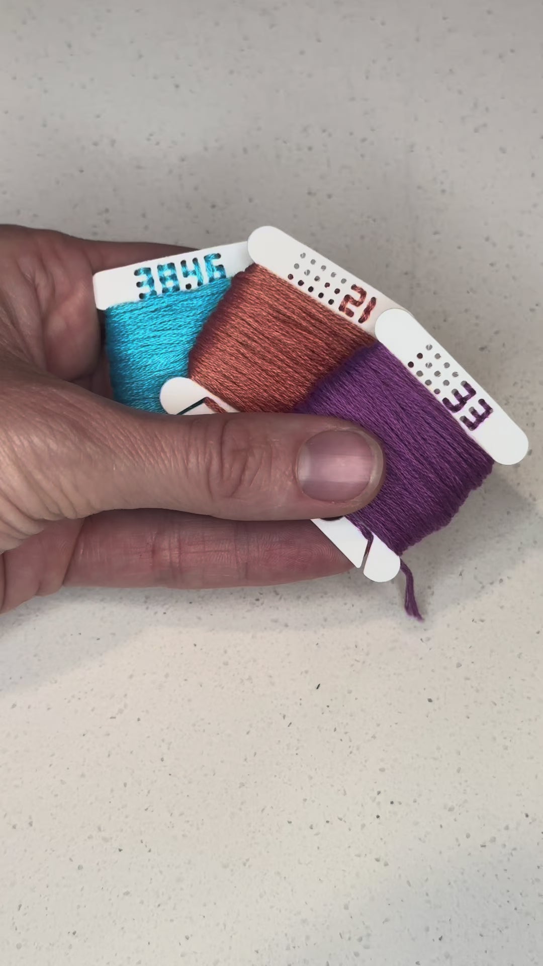 Stitchable Bobbin - Embroidery Floss Bobbin - Thread Organization