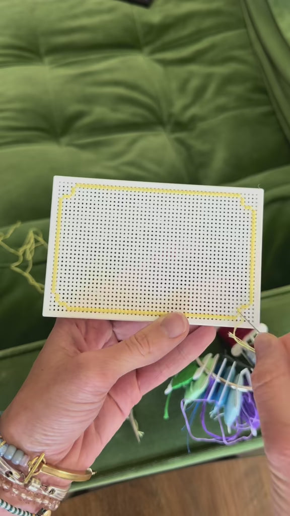 Cross Stitch Kit- Stitchable Card Box- Flip 7
